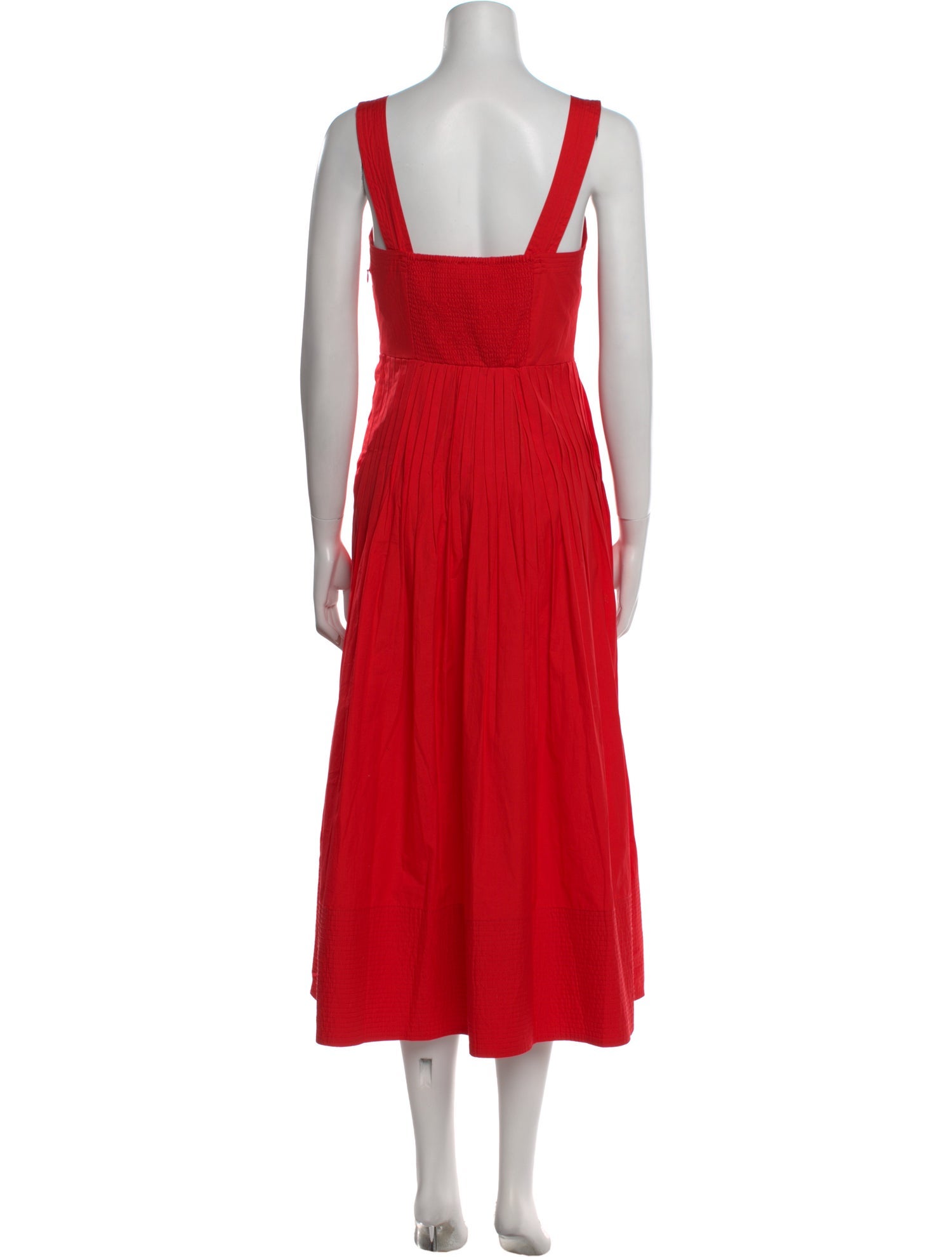 The Great Square Neckline Midi Length Dress